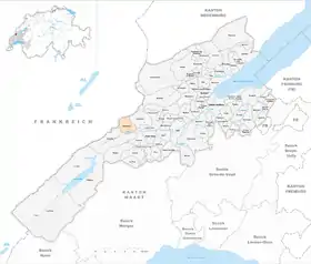 Karte von Ballaigues