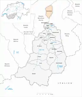 Karte von Baltschieder