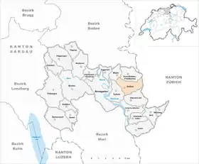 Karte von Berikon
