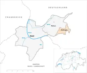 Karte von Bettingen