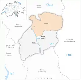 Karte von Biasca