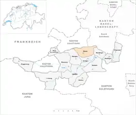 Karte von Blauen