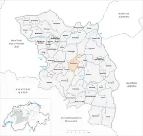 Karte von Bleienbach