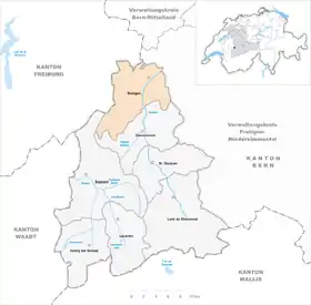 Karte von Boltigen