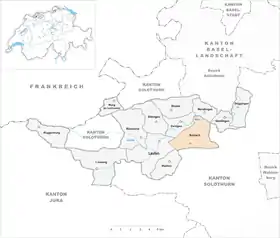 Karte von Brislach