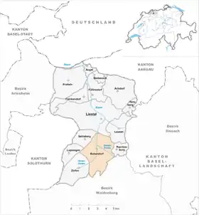 Karte von Bubendorf
