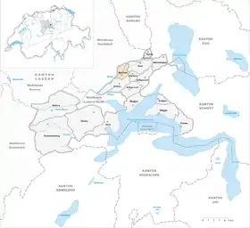 Karte von Buchrain