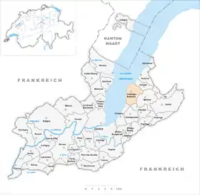 Karte von Collonge-Bellerive