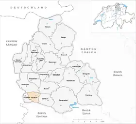 Karte von Dänikon