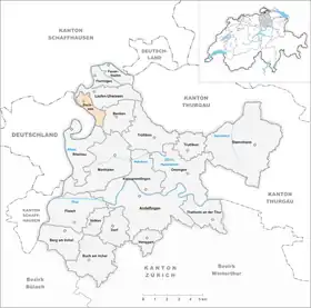 Karte von Dachsen