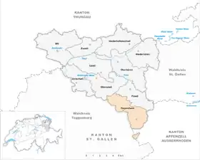 Karte von Degersheim