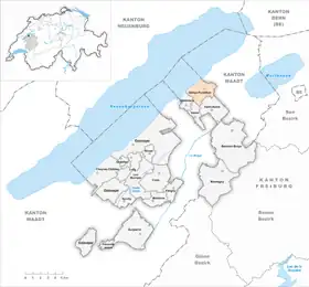 Karte von Delley-Portalban