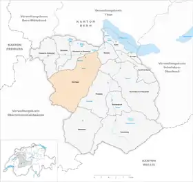 Karte von Diemtigen