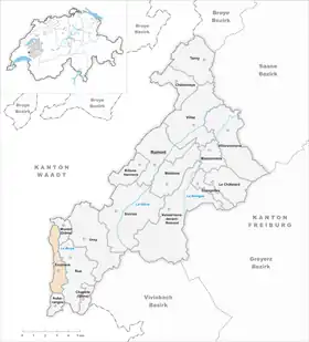 Karte von Ecublens