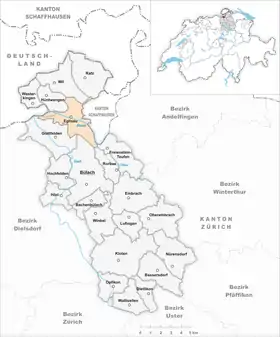 Karte von Eglisau