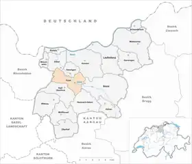 Karte von Frick