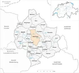 Karte von Gelterkinden