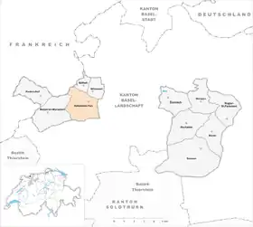 Karte von Hofstetten-Flüh