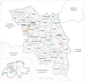 Karte von Inkwil