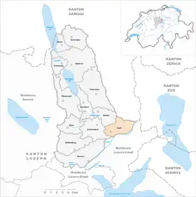Karte von Inwil