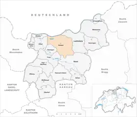 Karte von Kaisten