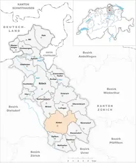 Karte von Kloten