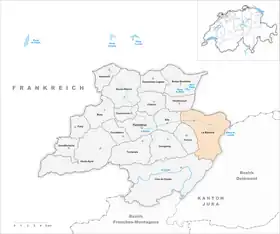 Karte von La Baroche