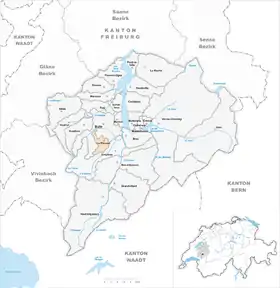 Karte von Le Pâquier