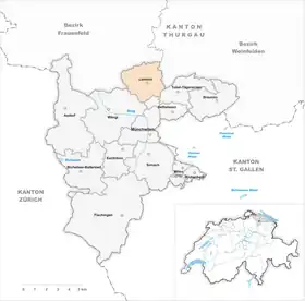 Karte von Lommis
