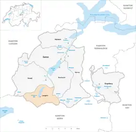 Karte von Lungern
