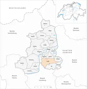 Karte von Lupfig