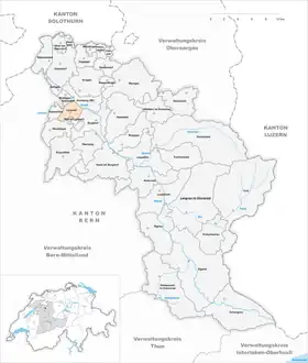 Karte von Lyssach