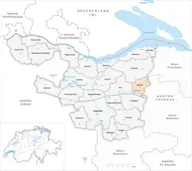 Karte von Müllheim