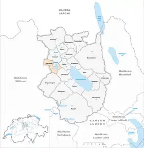 Karte von Mauensee