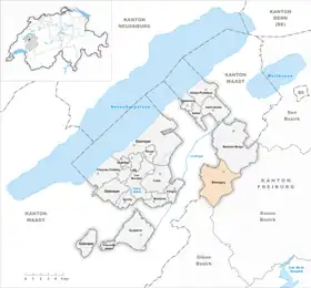 Karte von Montagny