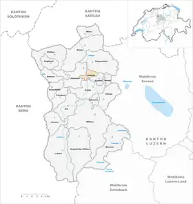 Karte von Nebikon