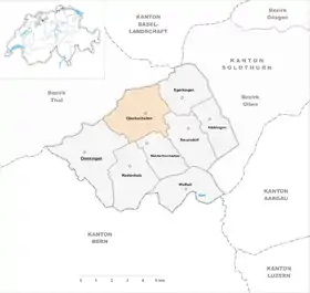 Karte von Oberbuchsiten