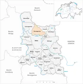 Karte von Obersiggenthal
