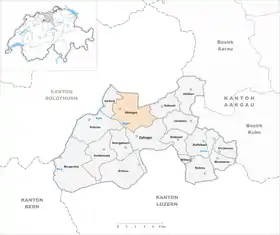 Karte von Oftringen