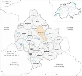 Karte von Ormalingen