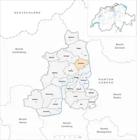 Karte von Rüfenach