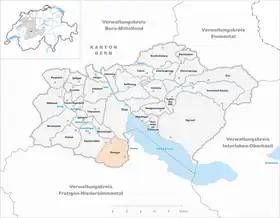 Karte von Reutigen