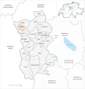 Karte von Roggliswil