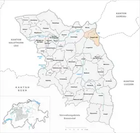 Karte von Roggwil