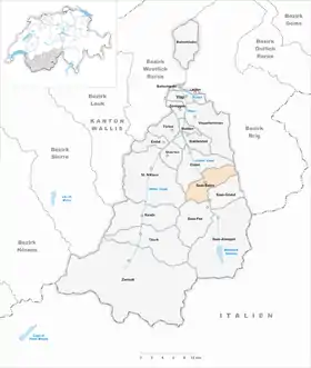 Karte von Saas-Balen