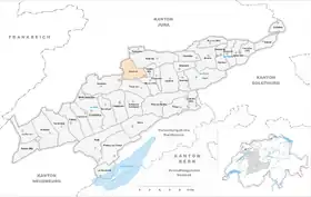 Karte von Saicourt