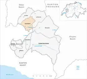 Karte von Saint-Martin