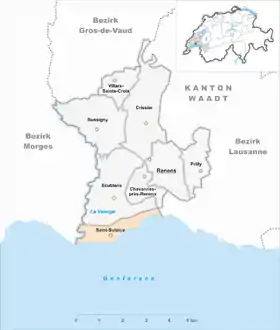 Karte von Saint-Sulpice