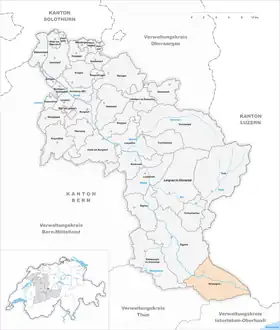 Karte von Schangnau