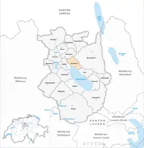 Karte von Schenkon